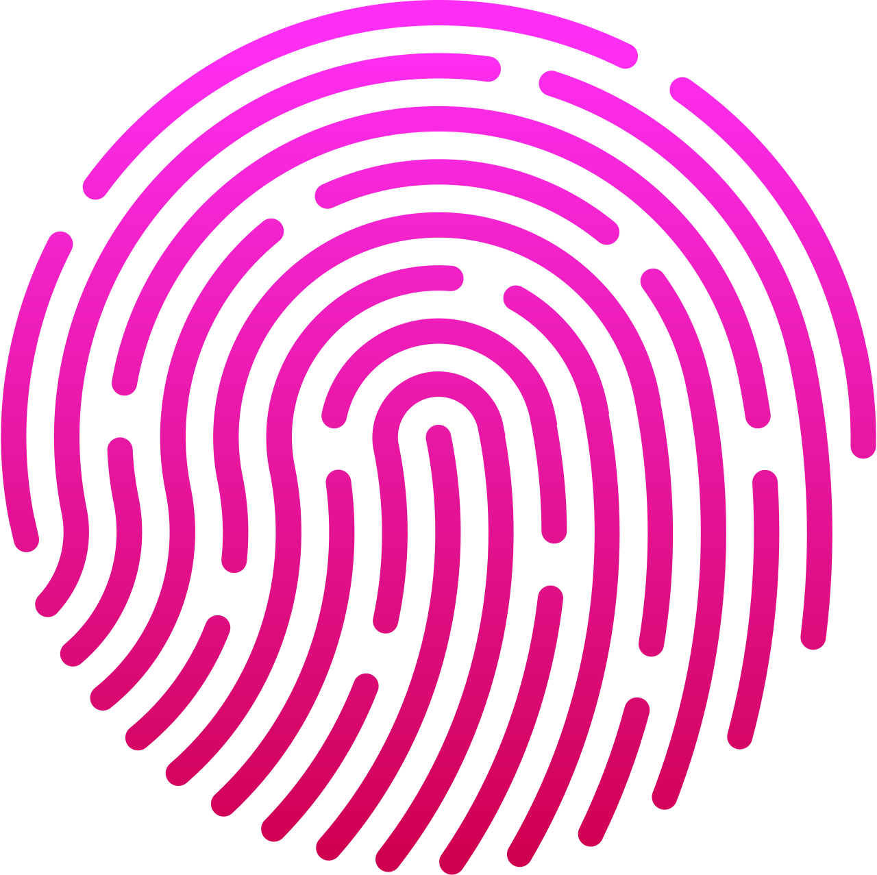 Touch ID fingerprint mark